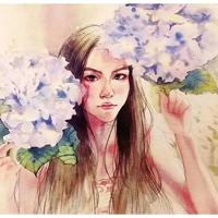 雨洗秋浓人淡