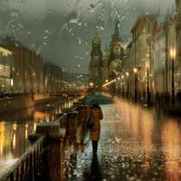 七月的雨，浪漫的你