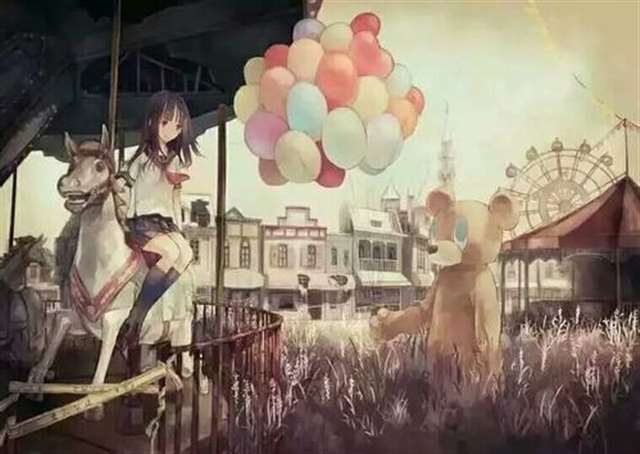 雨中散落的失意